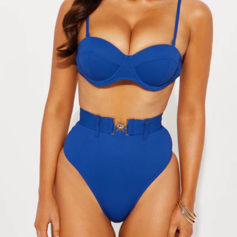 Blue Women's Swimwear Set